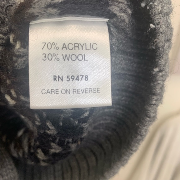 Tris line Wool Blend Men’s Cardigan Sweater - Picture 5 of 10